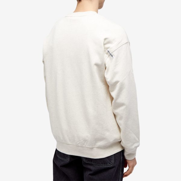 AAPE Now Silicon Badge Crew Sweat