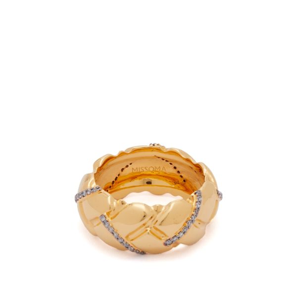 Missoma x Lucy Williams Waffle Ring