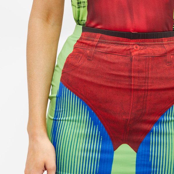 Y-Project x Jean Paul Gaultier Trompe L'Oeil Janty Mini Skirt