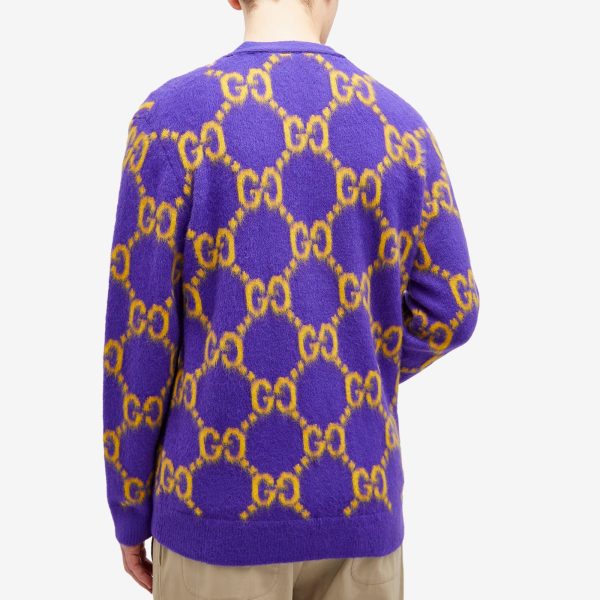 Gucci Jumbo GG Knit Cardigan