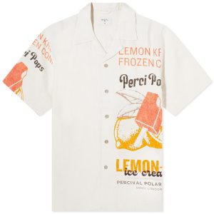 Percival Lemon Kreme Cuban Shirt