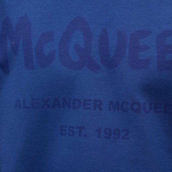 Alexander McQueen Graffiti Logo Crew Sweat