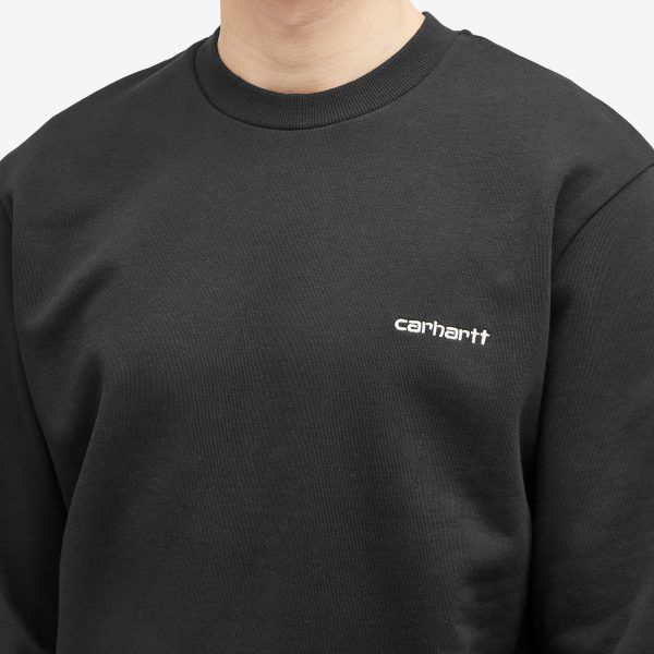 Carhartt WIP Script Embroidery Crew Sweat