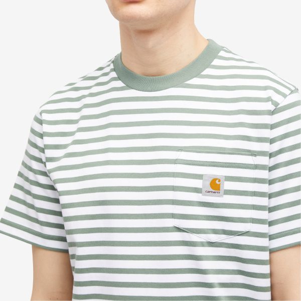Carhartt WIP Seidler Stripe Pocket T-Shirt