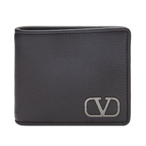 Valentino V Logo Billfold Wallet