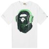 A Bathing Ape x Razer Neon Camo Ape Head T-Shirt