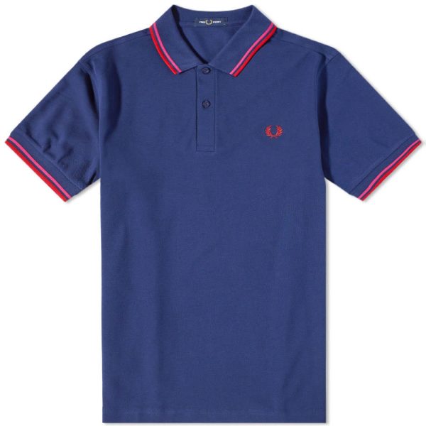 Fred Perry Authentic Slim Fit Twin Tipped Polo