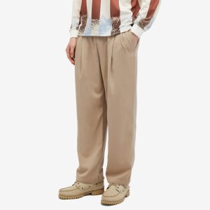 Dime Pleated Twill Trousers