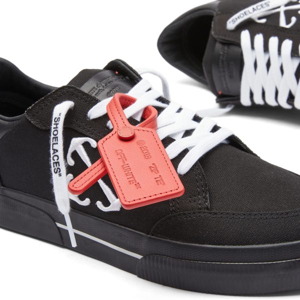 Off-White New Low Vulcanized Canvas Sneakers