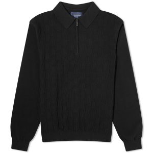 thisisneverthat Cable Knit Zip Polo