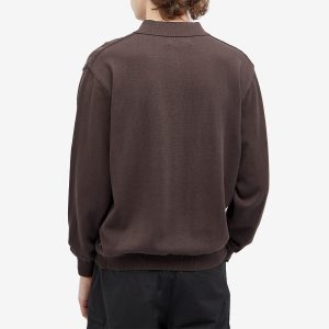 thisisneverthat Cable Knit Zip Polo