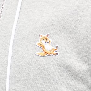 Maison Kitsune Chillax Fox Patch Zipped Hoodie