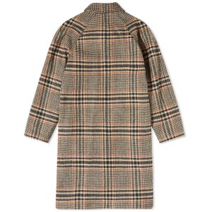 A.P.C. Etienne Check Wool Overcoat