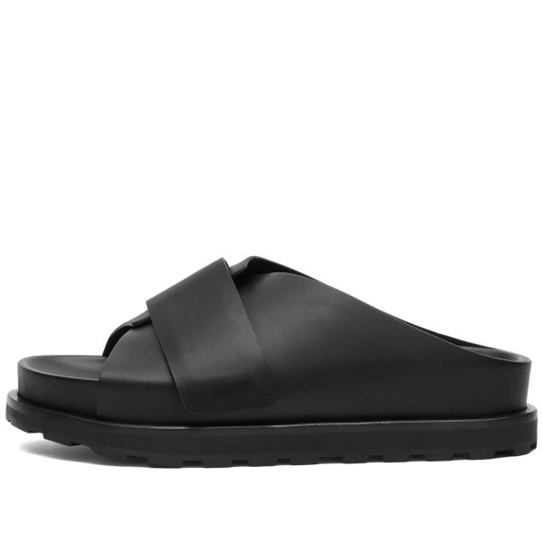 Jil Sander Plus Leather Velcro Sandal