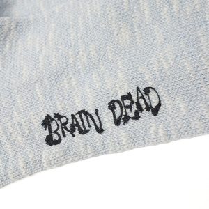Brain Dead Slub 2 Stripes Crew Socks