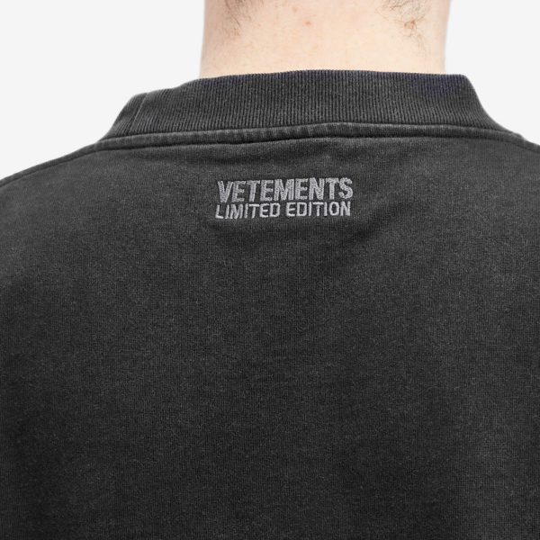 VETEMENTS Original Logo T-Shirt