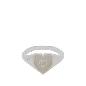 Gucci Heart Enamel Ring