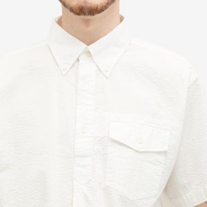 Engineered Garments Popover Button Down Short Sleeve Shirt