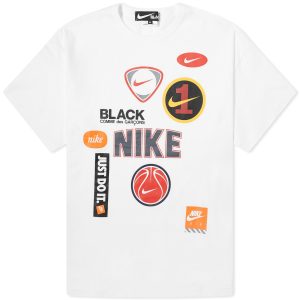 Comme des Garçons Black x Nike Oversized Multi Logo Print Te
