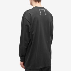 Fred Perry x Raf Simons Embroidered Long Sleeve T-Shirt
