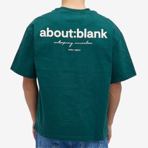 about:blank Box Logo T-Shirt