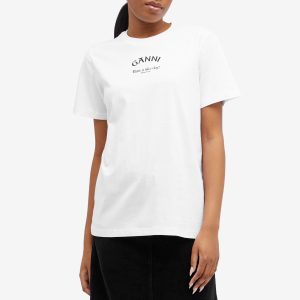 Ganni Thin Jersey Relaxed O-Neck T-Shirt