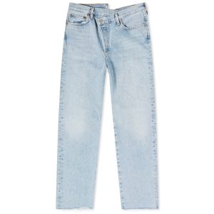 Agolde Criss Cross Straight Jeans