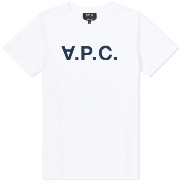 A.P.C. White Vpc Logo T-Shirt