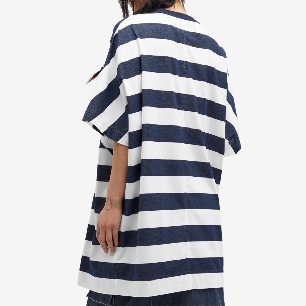 Undercover Striped T-Shirt Dress