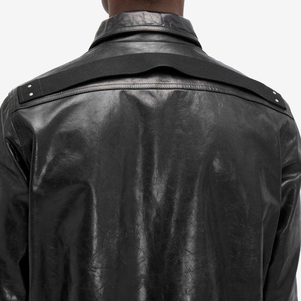 Rick Owens Brad Leather Boxy Jacket
