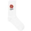 Maison Kitsune Floating Flower Sporty Socks