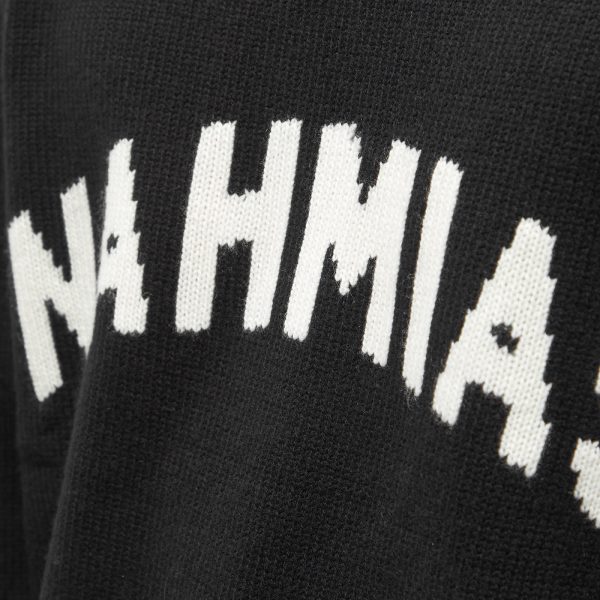 Nahmias Logo Intarsia Crew Knit
