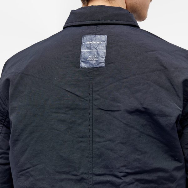 Norse Projects Pelle Waxed Nylon Insulated Jacket