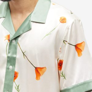 Nahmias Poppy Short Sleeve Silk Shirt