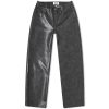 Agolde Sloane Leather Look Jeans