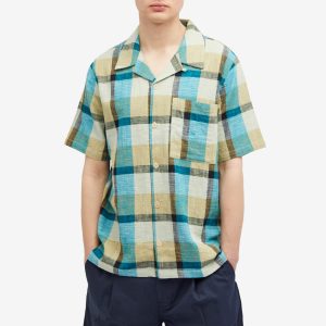 Folk Short Sleeve Soft Collar Shirt