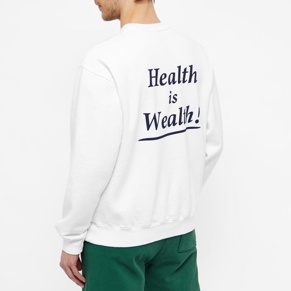 Sporty & Rich Health Is Wealth Crew Sweat - END. Exclusive