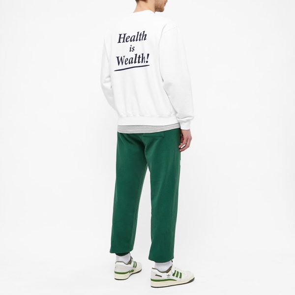 Sporty & Rich Health Is Wealth Crew Sweat - END. Exclusive