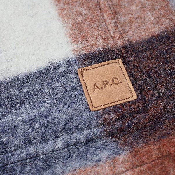 A.P.C. Emile Plaid Wool Chore Jacket