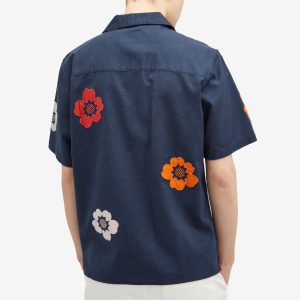 Wax London Didcot Applique Floral Vacation Shirt