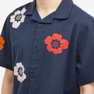 Wax London Didcot Applique Floral Vacation Shirt