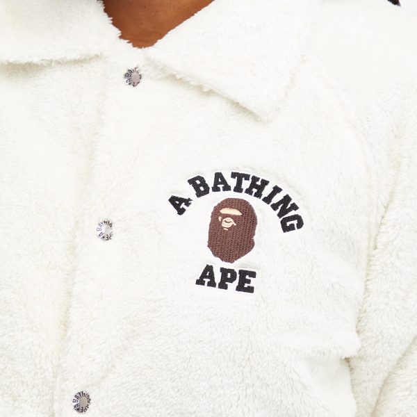 A Bathing Ape College Boa Varsity Jacket