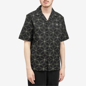 Fred Perry Geometric Short Sleeve Vacation Shirt