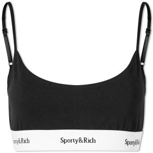 Sporty & Rich Serif Logo Bralette