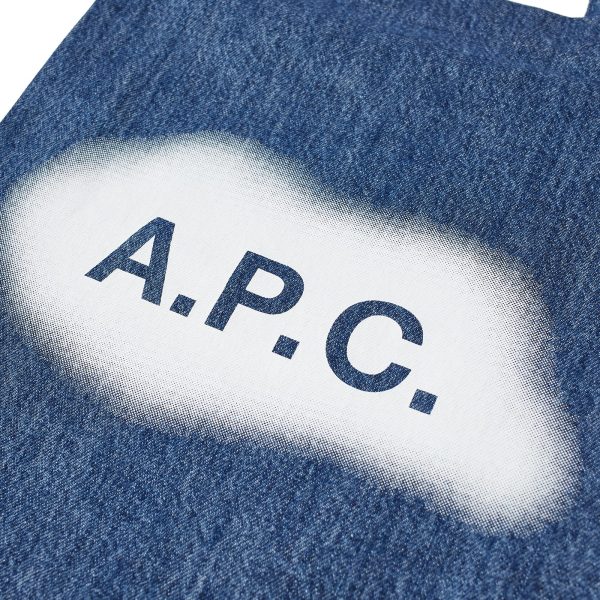 A.P.C. Spray Logo Lou Tote Bag