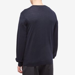 A.P.C. Brian Embroidered Logo Crew Knit