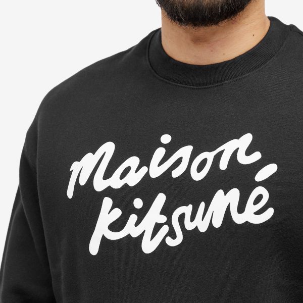 Maison Kitsuné Handwriting Comfort Crew Sweat