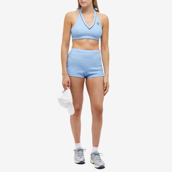 Sporty & Rich x Lacoste Halter Cropped Top