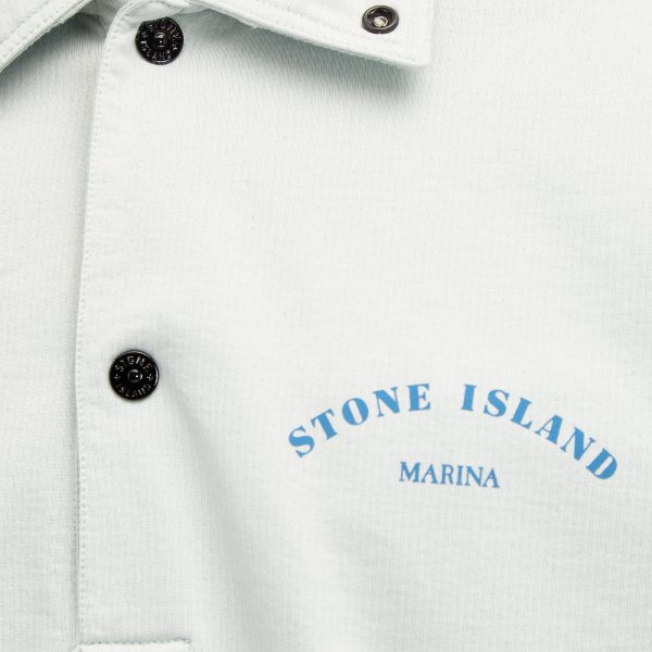Stone Island Marina Plated Dyed Hooded Sweat