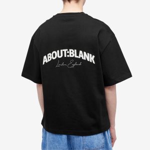 about:blank Arched Logo T-Shirt